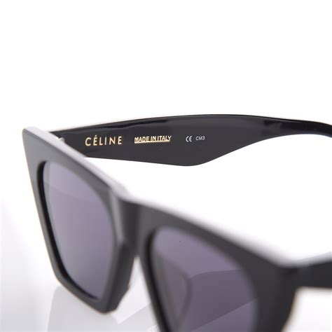 celine sunglasses 41468 s|CELINE Edge Sunglasses CL 41468/S Black .